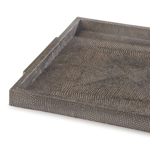 Square Shagreen Boutique Tray